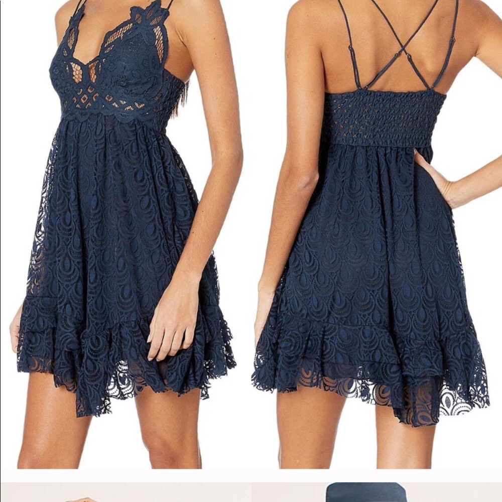 Free People Adella Burnout Velvet Slip - Picture 2 of 11